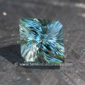 1.8 Carat Mint Congo Tourmaline Shield - 9.5x7.8mm