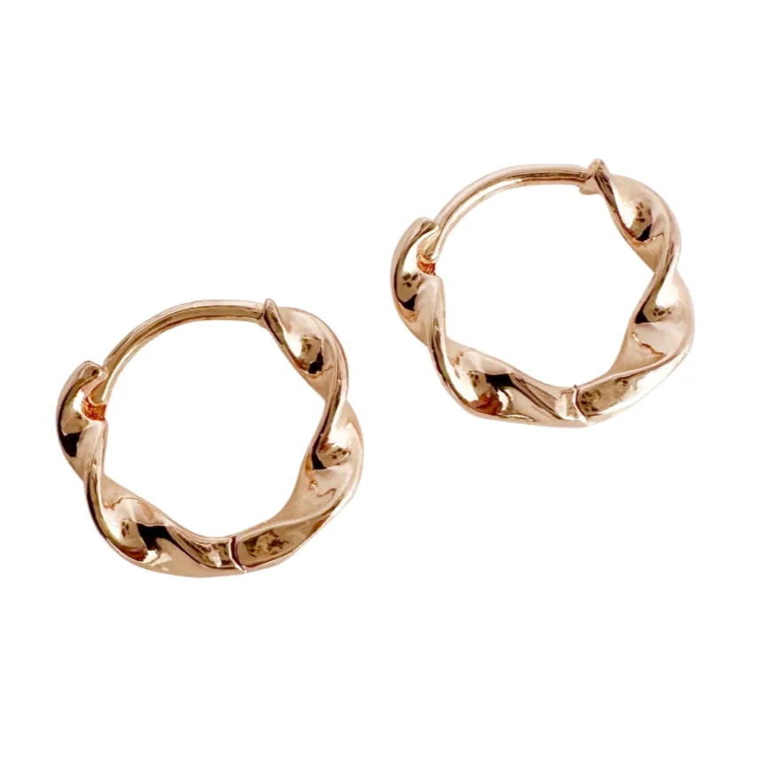 Ada Rose Gold Hoops