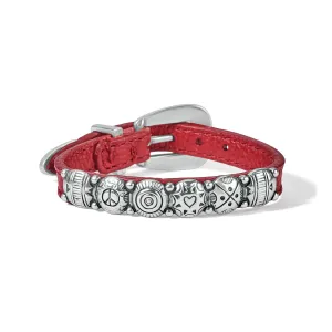 Brighton Women's Lipstick Harmony Bandit Bracelet