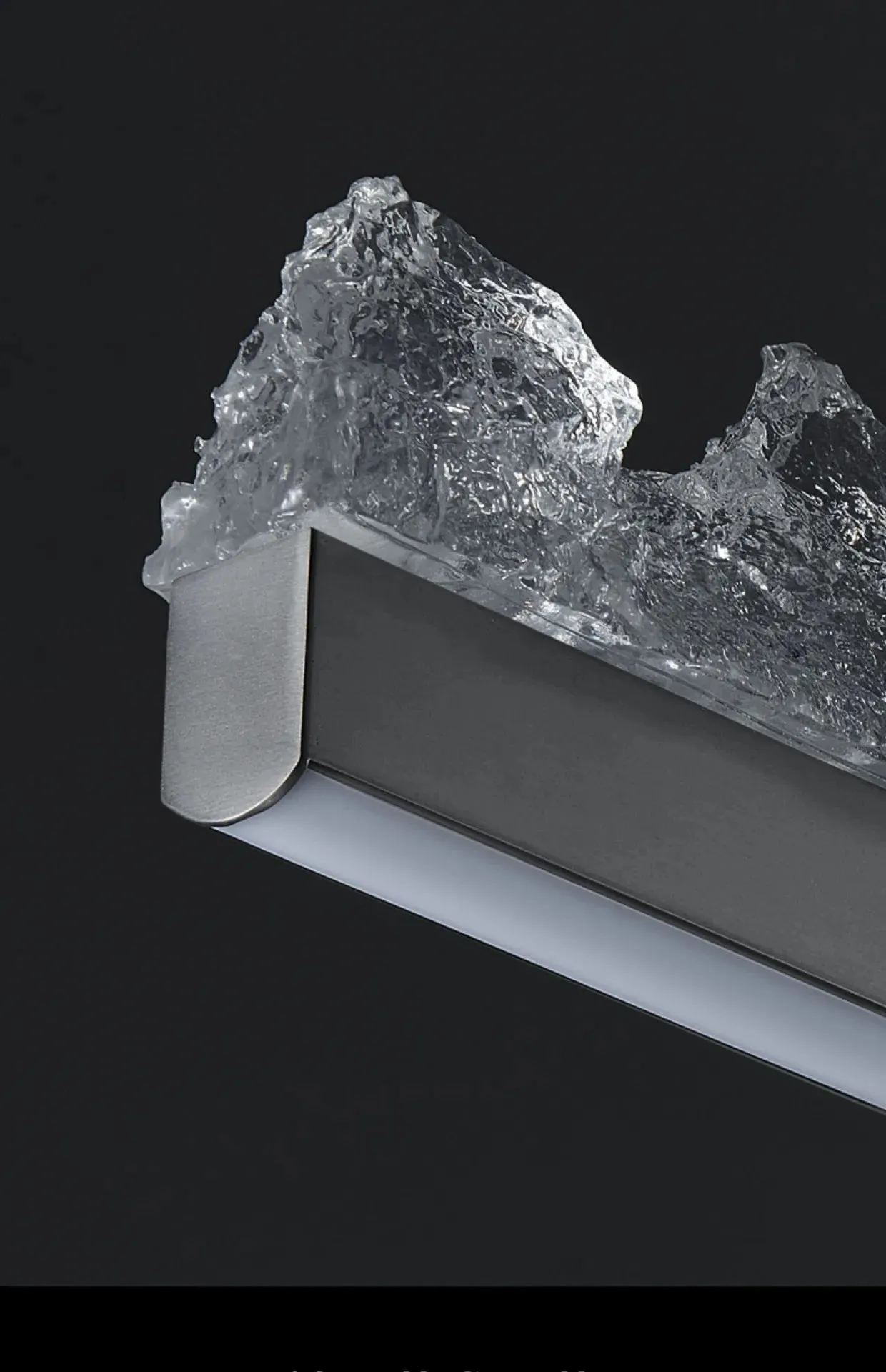 CAL Creative Iceberg Round/Linear Crystal Chandelier