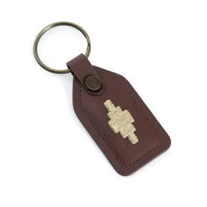 Chapa Tag Keyring - Brown/Cream by Pampeano