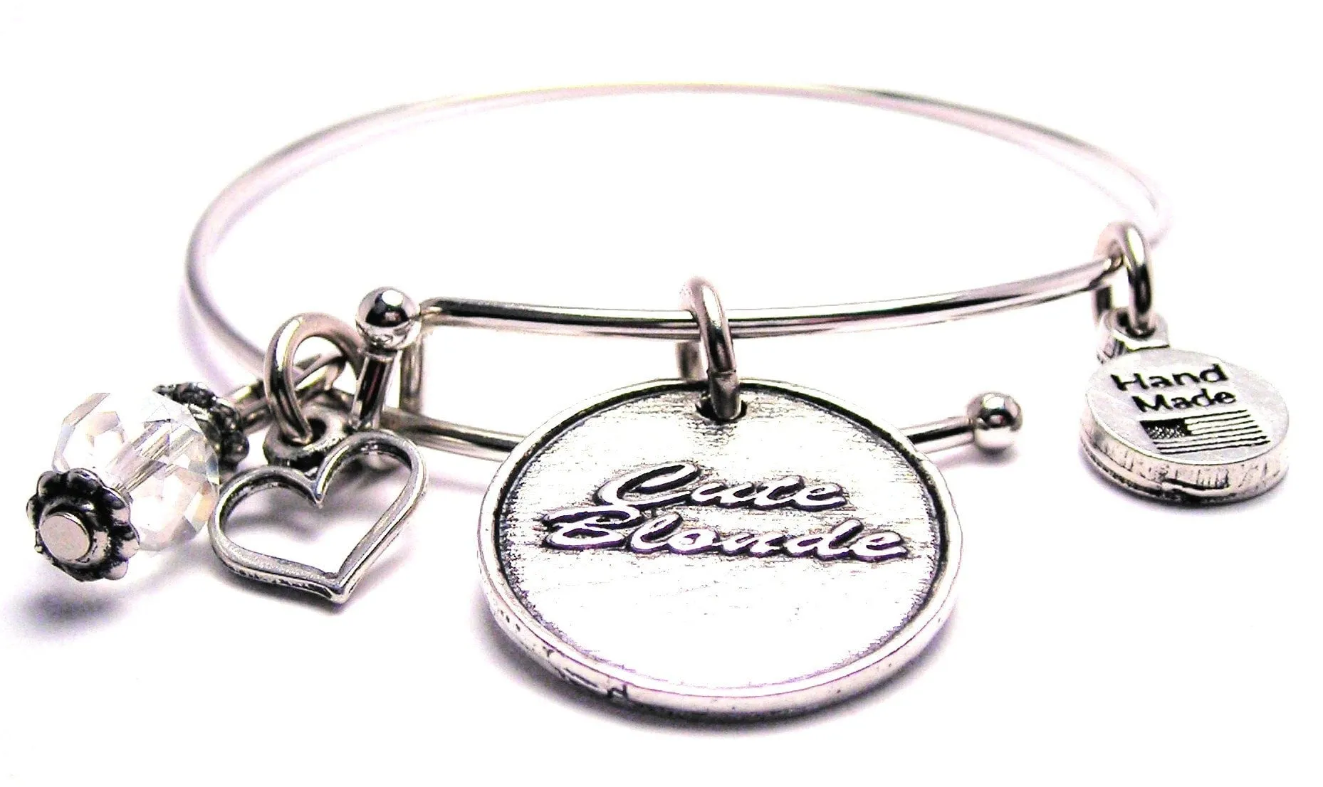 Cute Blonde Expandable Bangle Bracelet