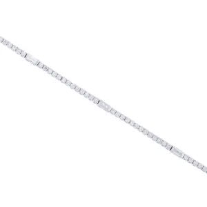 Frosted Diamond Tennis Bracelet