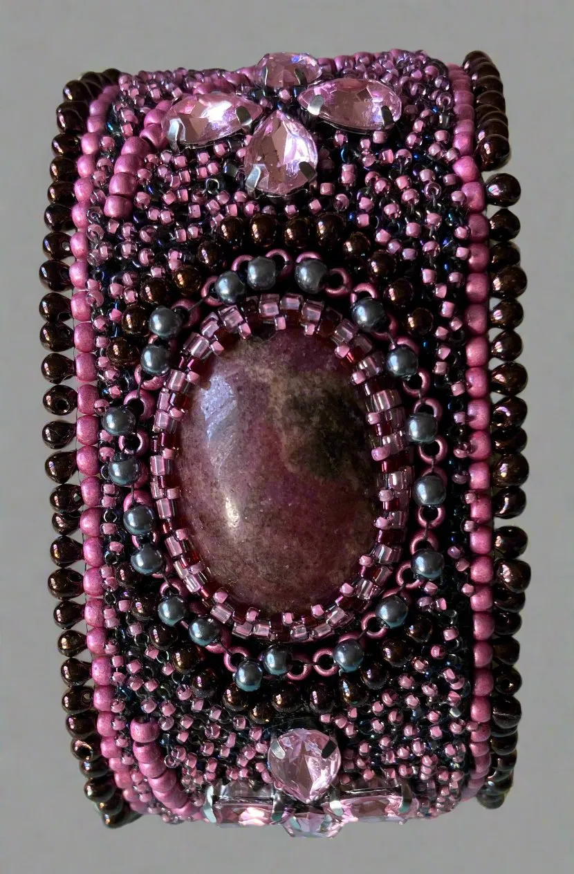 Pink Rhodonite Bracelet