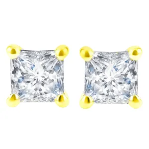 Princess Bella Diamond Stud Earrings 1 1/2ct