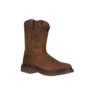 Rocky Boot Men's Original Ride Roper Western Trail Brown Boot