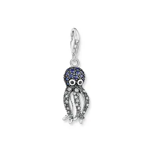 Thomas Sabo Charm Pendant Octopus With Blue Stones 1890-644-1