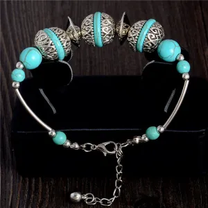 Turquoise Bohemian Beads Bracelet