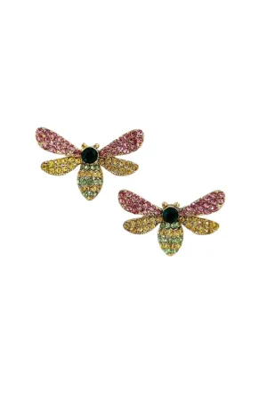 Zircon Bee Stud Earring